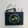 Get Bullish Volunteer Dog Petter Canvas Zipper Pouch 9.5" x