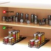 MAYZOLOP Spice Rack, Spice Rack, Extendable, Cupboard Organiser, Kitchen, Spice