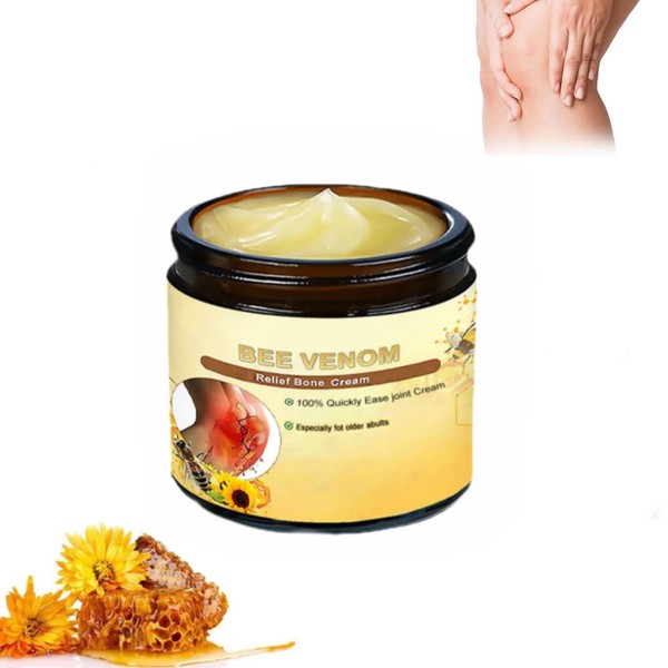Bee Venom Joint Cream, Bee Venom Cream, Provides for Back,Neck,Hands,Feet
