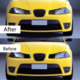 Radiator Grille for Seat Cordoba 6L 2002-2009, Accessories, 2 Pieces, Bumper, Front, Kidney Grille, Front Modified Kidney Grille, Double Rod, Black