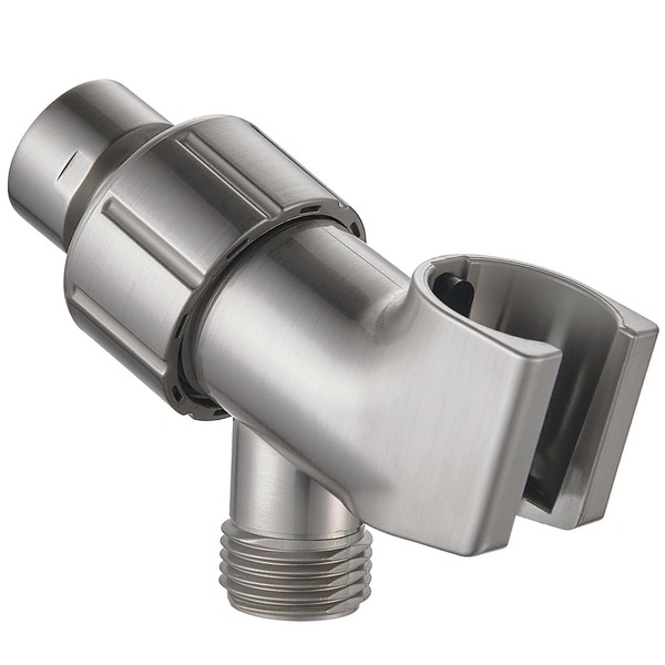 Cobbe Shower Head Holder for Handheld Shower Head, Brass pivoting