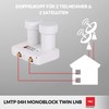 RED OPTICUM LMTP 04H Monoblock Twin LNB 0.1dB - LNB