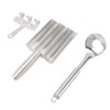 Stainless Steel Triple Meatball Maker Efficiently Makes 3 Meatballs at