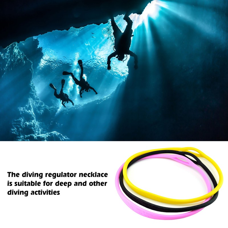 Scuba Diving Silicone Regulator Necklace Diving Regulator Holder Diving Accessories