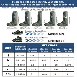 Waterproof Shoe Covers For Rain，Rain Boot Covers With Zipper,Galoshes Shoe Ponchos,Reusable & Foldable,Non-Slip PVC Snow Boot Covers for Men and Women (Dark green, X-Large)