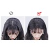 Hair Bangs with Top Piece Clip in Seamless Topper&Fringe Extension