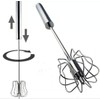 Mantraraj Hand Press Whisk Turbo Auto Rotating Mixer Cream Milk