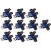TECNOIOT 10pcs IR Infrared Slotted Optical Speedometer Sensor Detection Optocoupler