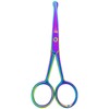 Pet Grooming Scissors with Round Tip & Big Finger Holes