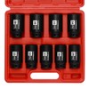 CASOMAN large socket set 1/2- Inch Drive Deep Spindle Axle