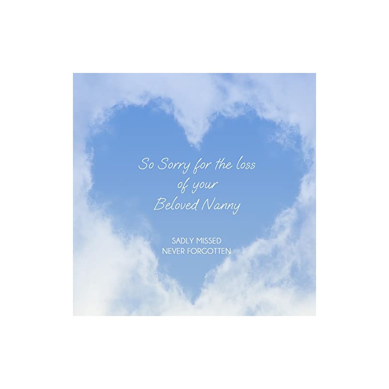Sympathy Card - Nanny
