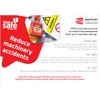 Centurion LOK007-L Red Lockout Safety Padlock, Reinforced Nylon Body, Resistant