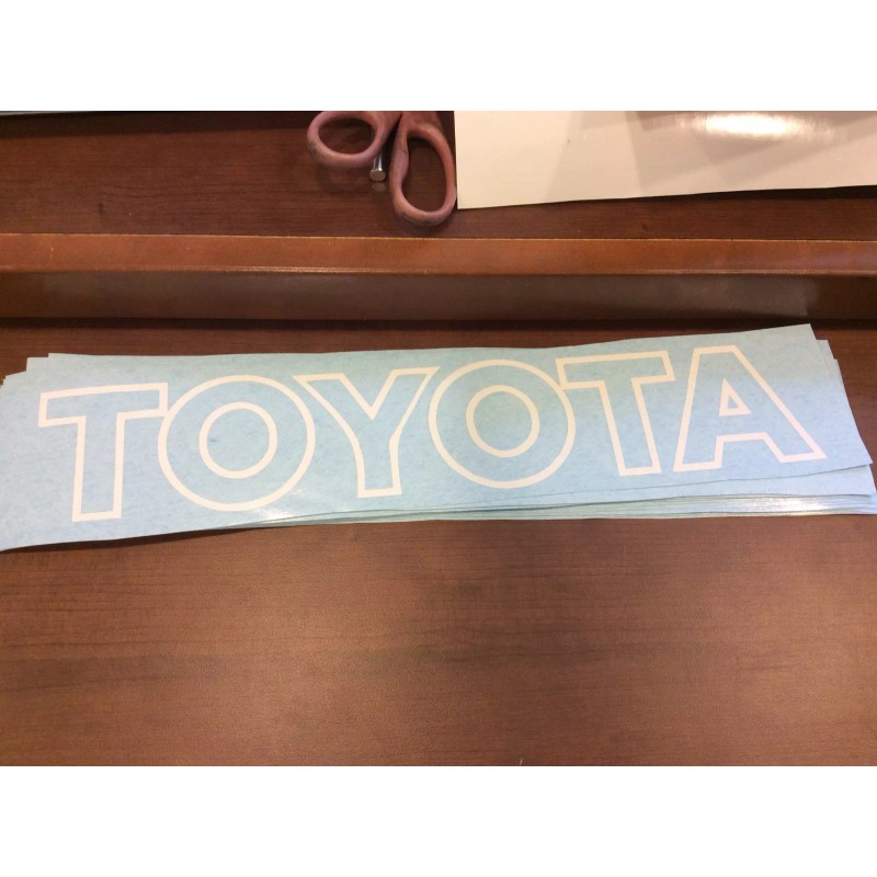 Toyota Forklift Decals Set of 2 Vinyl decal for the