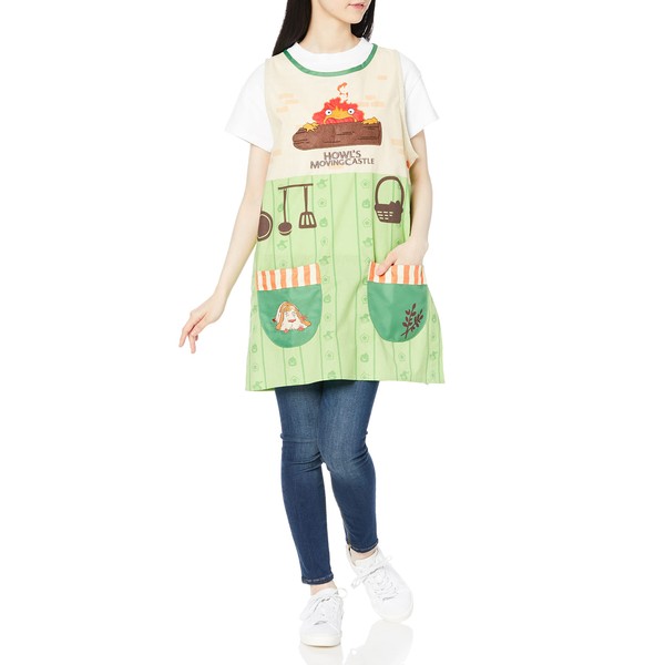 Marushin 1025009600 Studio Ghibli Howl's Moving Castle Orchid-type Apron, In the Castle