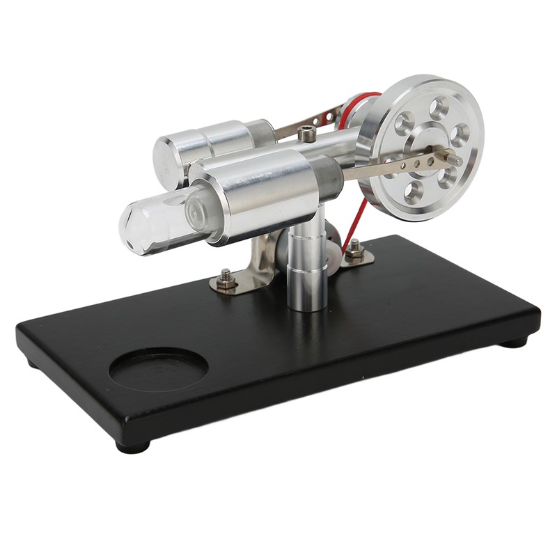 Hot Air Stirling Engine Easy Operation Low Noise Stable Wooden