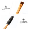 SAFIGLE 6Pcs Angled Eyebrow Spoolie Brushes for Makeup Artists Beginners