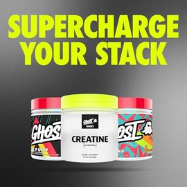 Ghost Monohidrato Creatina Polvo Basics Hombres Mujeres Suplemento Entrenamiento Creapure Ganar Masa Muscular Vegano Soja Gluten Raciones