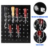 SPEEDWOX 7 Pieces Pegboard Screwdriver Holder Pegboard Hooks Assortments Multi-Tool