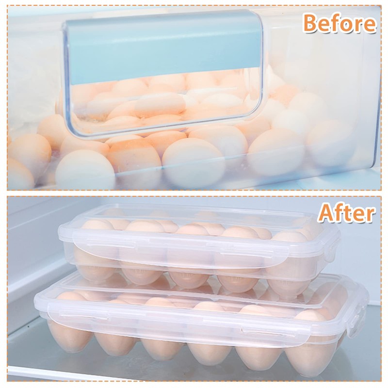 Plastic Egg Box Egg Box for 18 Eggs Egg Container