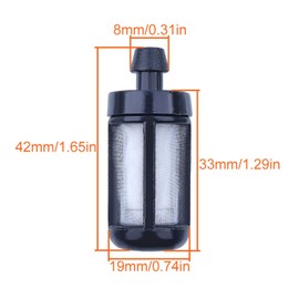 Mtanlo Air Fuel Filter HD2 for Stihl MS261 MS271 MS291 MS311 MS341 MS391 MS261C MS271C MS362C Chainsaw Maintenance Tune Up Hi-Flow Pleated Cleaner Service Kit 1141 120 1604