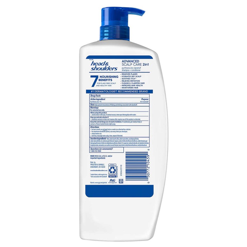 Head & Shoulders 2-in-1 Advanced Scalp Care with Aloe, Coconut