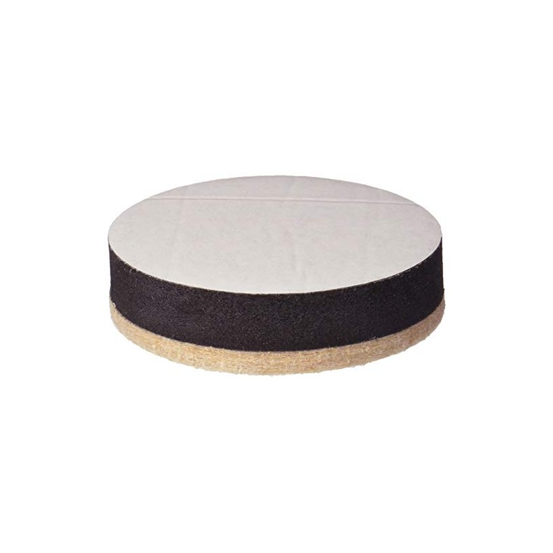 Shepherd Hardware 9408 2-1/2-Inch Reusable, Round, Felt Furniture Slider Pads,