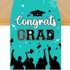 Graduation Table Runner Teal Graduation Table Cover Congrat Grad Class