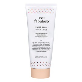 Evo Fabuloso Light Beige Colour Depositing Conditioner - Conditioner for Colour-Treated Hair - Helps Maintain Depth, Tone & Shine - 220ml / 7.5fl.oz
