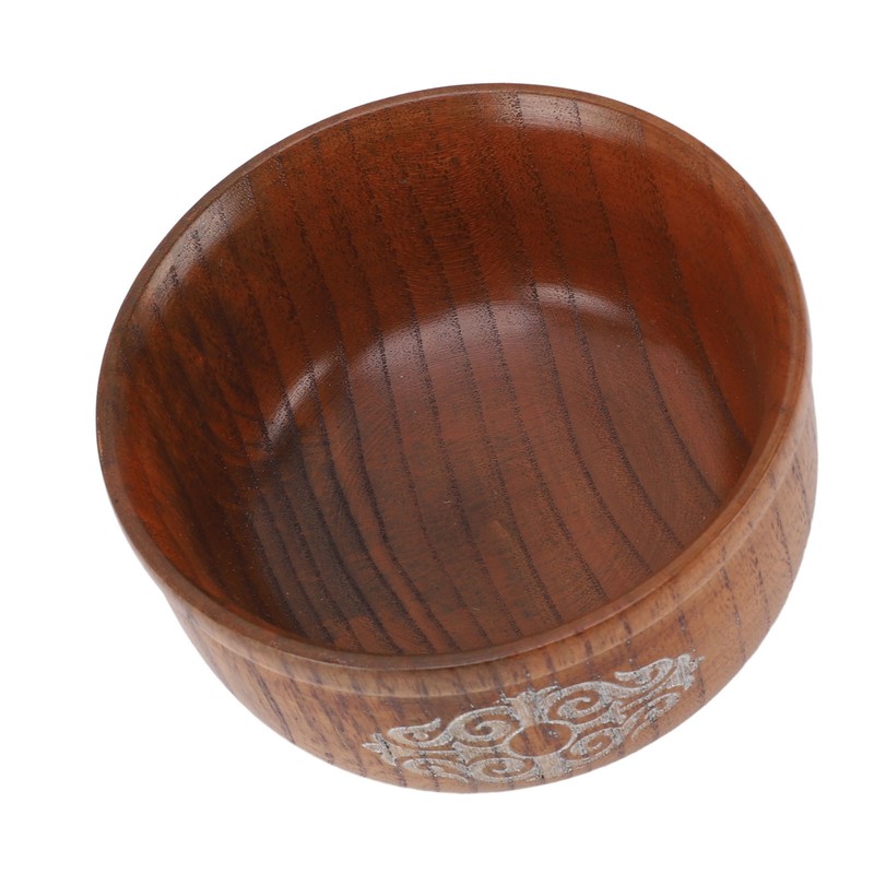 Bowl Sour Jujuba Wood Handmade Anti Scald Classic Rice Bowl
