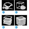 White Nylon Mesh Fish Fry Hatchery Breeder Box Separation Net