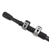 Hiking Stick 3 Section Carbon Fiber Rod EVA Foam Handle