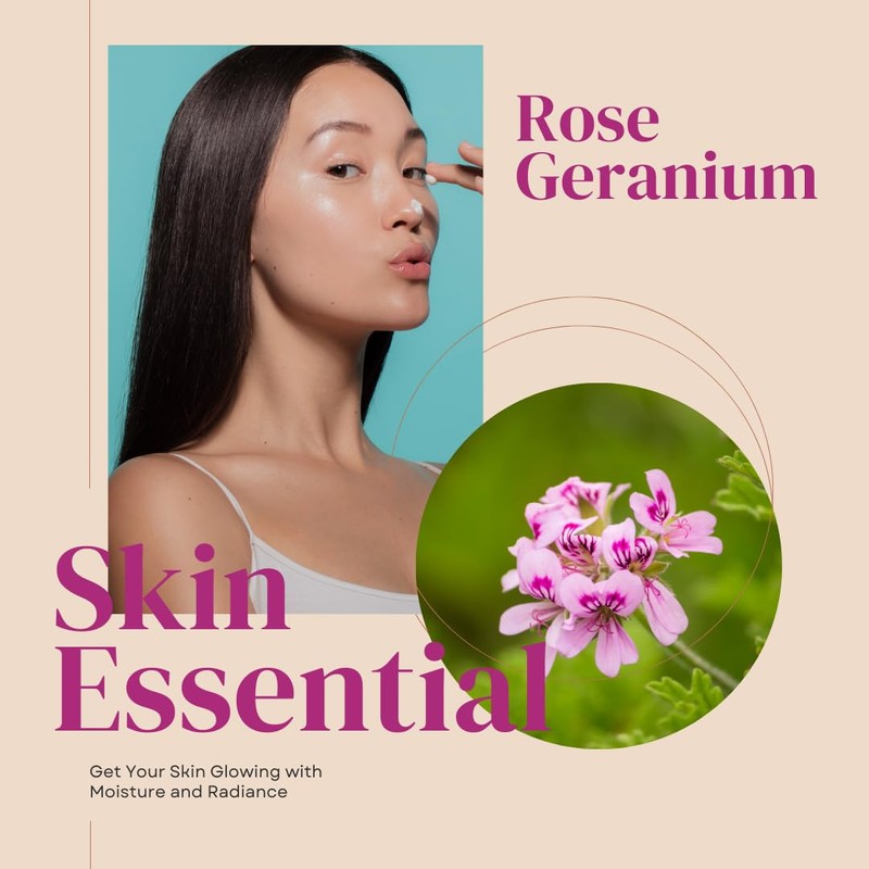 Rose Geranium – 1/2 fl oz (15 ml) Glass Bottle