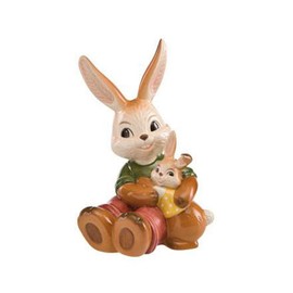 Goebel Rabbit Cuddling with Dad