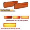 JDMTECH For 80-86 Ford Bronco F150 F250 F350 Amber Switchback