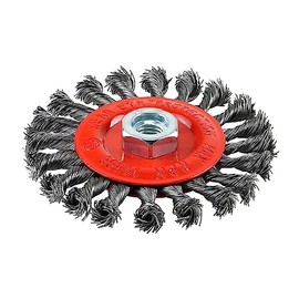 115mm Angle Grinder Wheel Brush - Twisted Knot Steel Wire