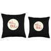 Oui Oui Merci Throw Pillow