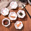 Japanese Ceramic Soy Sauce Dish Set of 6, Dipping Sauce