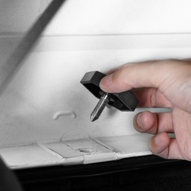 Hooke Road Wrangler Hard Top Quick Removal Fastener Thumb Screws for 2007-2025 Jeep Wrangler JK JKU JL JLU 2/4 Door - Pack of 6