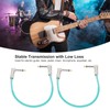2PCS 12 Inch Guitar Jumper 1/4 Inch Plug Guitar Effect