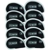 Pro-Tekt Deluxe Neoprene Iron Headcovers - Black/Silver