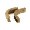 Whitecap Teak Outside Corner Track Bulkhead Molding, 3/4"