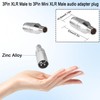 QIANRENON 3 Pin XLR to 3 Pin Mini XLR Headphones
