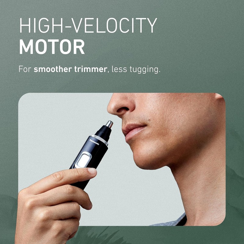 Panasonic Ear and Nose Hair Trimmer for Men with Vacuum