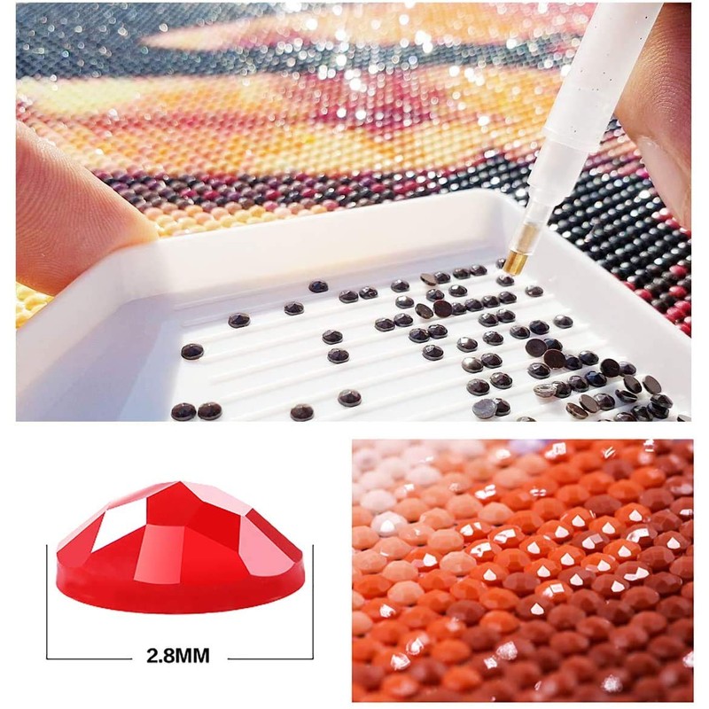 Bimkole DIY 5D Diamond Painting Accessories Elephant Art Painting Ocean