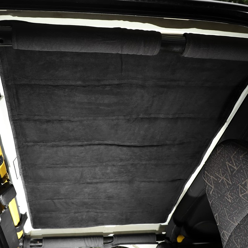Jimen Compatible with Jeep Wrangler TJ 1997-2006, Hardtop Headliner Roof