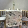 LOZULO Herbs Wild Flowers Table Runner Modern Spring Decoration Table