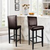 PU Leather Bar Stool Covers with Backs Waterproof Bar Stool