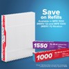 Filtrete 20x25x4 Refillable Air Filter replacement, MPR 1000, MERV 11,