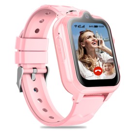 DDIOYIUR Smart Watch for Kids, 4G Phone Calling Text Messaging Child Phone Smartwatch with WiFi, Voice Video Chat, Bluetooth, Alarm, Pedometer, Wrist Watch for 4-16 Boys Girls Birthday Gifts.