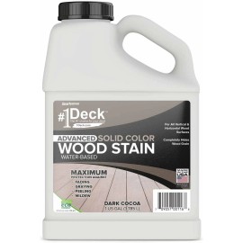 Saversystems #1 Deck Wood Deck Paint and Sealer - Advanced Solid Color Deck Stain for...